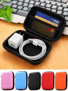 4pcs Memory Card Game Box, Card Storage Set, Board Game Tarot Cards, Three Kingdoms Poker Card Protective Case, 3/2pcs Zipper Storage Bag, Birthday Gift Box, 1pc Coin Storage Box, Earphone/Data Cable Storage Box, Lipstick/Small Cosmetic Storage Box, Adult Gift - Multicolor - View 2
