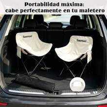 Folding Chairs - White - View 2