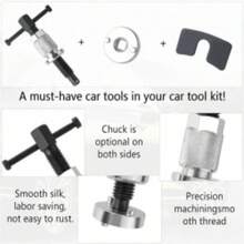 Car Brake Tools Kit Universal Disc Brake Pad Caliper Separator Piston Rewind Tools Auto Car Repair Kit Brake Calipers Tool - A - View 5