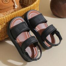 Lugualt Sandal Sol Tebal Serbaguna untuk Anak Perempuan - Hitam - View 6