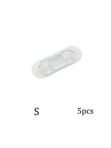 5/15/20pcs No-Drill Cable Clips, Socket Cable Network Cable Data Cable Fixing Clips, Self-Adhesive Network Cable Organizer, Cable Clips, No-Nail Organizer - Clear - View 18