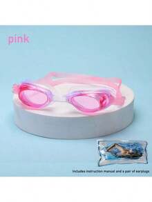 1pc High Definition Anti-Fog Anti-Fog Swimming Goggles For Men And Women, Professional Diving Equipment - Pink - View 11