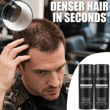 2 PCS 30g Hair Fiber Powder, Covers Hairline, Waterproof & Sweat-Proof, Easy To Clean, Portable Touch-Up, Quick Hair Thickening, Creates Full Contour, Provides Fresh & Voluminous Hair Feel, Suitable For Business Trips & Travel - Multicolor - View 2
