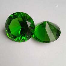 Colorful Transparent Crystal Diamond Decor Glass Large Gemstone, Extra Large Artificial Crystal Diamond, Black Red Blue Green Purple Multicolor Options, Counter Display Window Decoration, DIY Handmade Accessories Gift, High Refraction Transparent Glass Diamond, Wedding Window Display Photography Prop - Multicolor - View 9