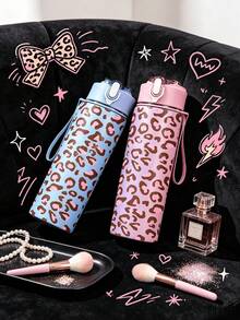 Multicolor-pink Leopard Print