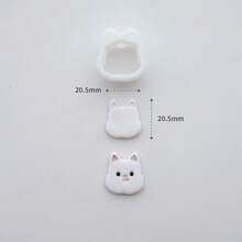 Mini Cute Animal Face Polymer Clay Cutter Set, Cat Dog Bear Bunny Head Shape DIY Earrings Pendant Jewelry Making Handmade Clay Mold Tools - Mini Cute Animal - View 6