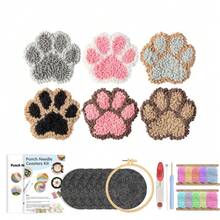 6pcs/1set Kit Sulam Jarum Tusuk Tema Anjing Lucu, Cocok Untuk Pemula Dewasa. Set Jarum dan Benang Sulam Buatan Tangan Lengkap, Termasuk Bingkai Sulam dan Buku Panduan. Kit Sulam Jarum Tusuk untuk Pemula, Cocok Untuk Dekorasi Rumah, Hadiah Liburan. - Berbagai gaya - View 2