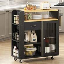 Multipurpose Carts & Push Cabinets - 白色的 - 查看 2