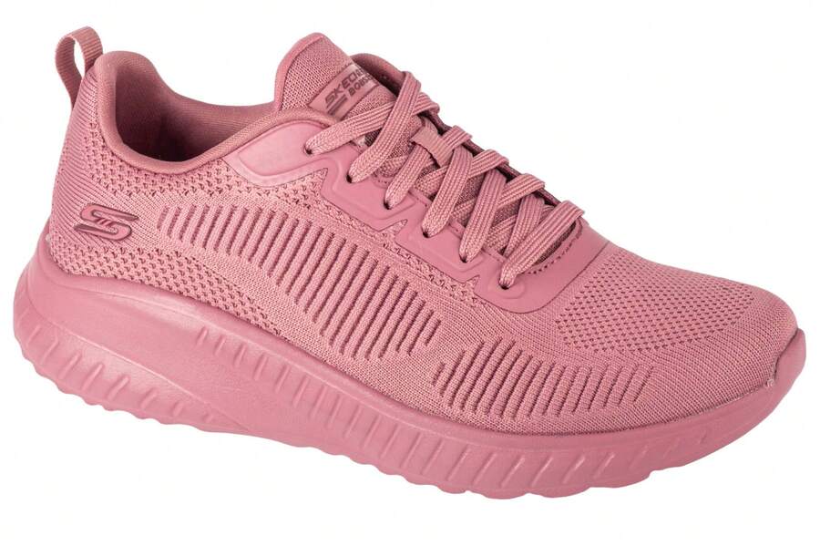 Skechers Bobs Squad Chaos - Face Off - Pink Womens Sports Shoes - Pink - View 1