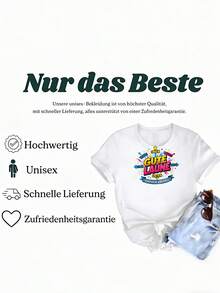 Damen-T-Shirt mit V-Ausschnitt und dem Slogan "Good Vibes Easy Everywhere", Y2K-Style, Oversized, Unisex, für Damen und Herren, Urban Beachwear, Fotografie und Komfort - Weiss - Übersicht 5