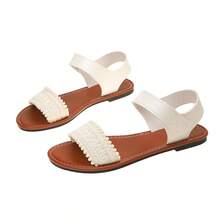 Women's Daily Versatile Fashion Flat Sandals - White - View 6