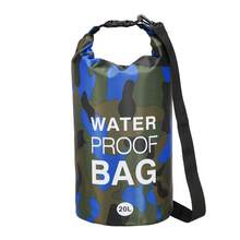 2/5/10/20/30L Outdoor Camouflage Waterproof Portable Dry Bag PVC Coated Swimming Bag, Suitable For River Hiking - Multicolor - View 12