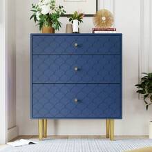 Navy Blue Sideboard - Modern Wood And Metal Frame Cabinet For Dining Room And Living Room - 海軍藍 - 查看 7