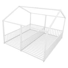 Bed Frame Kids Bed 90x200cm - House Design - 白色 - 查看 10