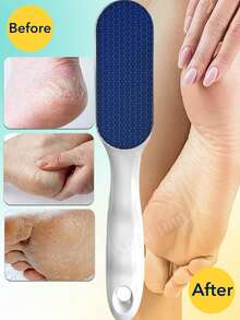 BeautNicole 1/2/4pcs Professional Nano Glass Foot Callus Remover Scrubbing Tool For Women, Heel Dead Skin Removal Foot Care Pedicure Tool - Multicolor - View 3