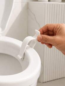 Set Of1/ 2 Toilet Seat Retainers. Ideal For Loose Or Unstable Toilet Seats That Have Shifted Out Of Place, These Retainers Make It Easy To Realign The Seat And Prevent It From Moving, Making Them A Handy Helper In The Bathroom - Multicolor - View 7
