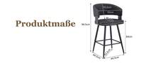 Modern Dining Chair – Mid-Century Style - 黑色 - 查看 9