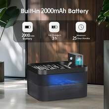 2.2L/75Oz Large Capacity Smart Pet Water Fountain, Ultra-Quiet Automatic Cat Water Dispenser, No Adapter Included, Suitable For Small And Medium Cats And Dogs Automatic Watering/Replacement Water Pump Can Be Purchased Separately - 2200ML - View 2