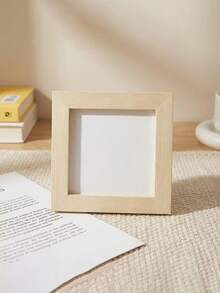 5/3/1pc DIY Wooden Photo Frame Handmade Kit | Creative Clay Painting Decorative Photo Frame, Minimalist Wooden Style, Suitable For Home Decor, Handmade Gifts, Craft Projects And Photo Display, Customizable - A - View 5