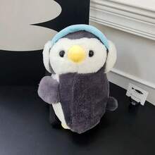 Mochila de Peluche deüino para Niños, Estilo JK, Doble Uso, Gran Capacidad, Linda Bolsa Cruzada con Forma de Animal para Niñas - Gato - Ver 6