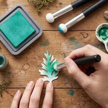 3/5pcs Sponge Applicators, Mini Paper Cloth Craft Art Mixed Brush Painting Supplies - Set - View 4