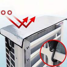 1pc Air Conditioner Outdoor Unit Cover, Weatherproof Dustproof Protective Case For Home Central AC, Durable & All-Season - A - View 5