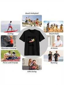 Camisetas de hombre - Negro - Ver 5