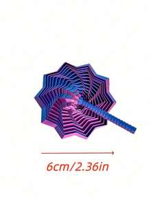 3D Printed Star Polygon Toy, Random Color Style. Features 3D Foldable Finger Relief Device With Visual And Auditory Soothing Effects, Suitable For Desk Decor, Christmas, Birthday, Holiday, Mother's Day Gift And More. Soft Toy With Dual Functionality And Finger Play Experience (All Styles Use Random Color Matching). - Multicolor - View 11