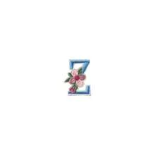 1/26pcs Computer Embroidered Floral Multi-Color English Letter A-Z Badge Patch, Clothing Accessory Decorative Patch With Back Adhesive Embroidery Fabric - Multicolor - View 87