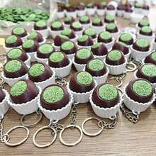Gantungan Kunci Kancing Penghilang Stres Bentuk Kue Kenyal Dubai Cetak 3D - Ulang Tahun - Natal - Paskah - Hadiah Sempurna - Kado - MultiWarna - View 9