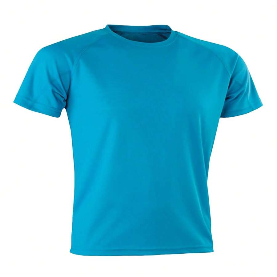 Spiro Mens Aircool T-Shirt - Ocean Blue - View 1