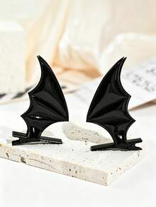 Halloween Headwear - Bat Hairpin - Little Devil Hair Accessory - Festival Party Hair Accessory - Multicolor - View 6