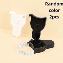 Y-Shaped Body Measurement Tape, Retractable Waist Measuring Tape, Compact And Portable, Minimalist Solid Color, Auto-Retract, Precise Scale, Self-Locking Positioning, Clear Readout, Millimeter Accuracy, Portable Measuring Tape, Auto-Fit, Non-Slip And Wear-Resistant Scale, Dual-Direction Measurement, Body-Hugging Measurement, Easy Operation, With Auto-Lock And One-Touch Retraction Function, High-Precision Accurate Scale Measuring Tape, Suitable For Weight Loss, Fitness And Sewing - Multicolor - View 13