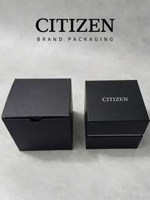 Citizen Brand Watch Packaging Box, Black Square Storage Box, Accessories, Suitable For Watch Organization And Gift Presentation Needs - Black - View 4