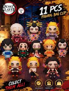 Crunchyroll Merch Officially Licensed Blind Box 3D Figurines Keychain Blind Bag Mystery Anime Figure Keyring Collectible Characters Merchandise - Multicolor - View 1