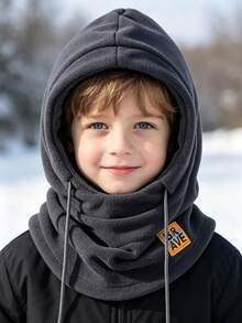Winter Balaclava Mask Hat For Boy, Girl And Kids, Ear Warmer Neck Gaiter Cycling Face Cover - Multicolor - View 2