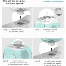 2.8L Snail Water Fountain, Automatic Circulation Without Electricity, Pet Cat Water Bowl Drinking Device, Cat Supplies - Multicolor - View 6