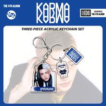 1 Set 8 Pc The New Album KARMA From SKZOO Comes With A Set Of Acrylic Accessories - A Three Pieces Keychain Set. These Items Are Of High Quality And Have Excellent Appearance, Making Them Perfect For Decorating Bags And Keys. - Multicolor - View 16