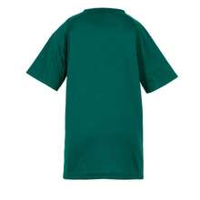 Spiro Impact Childrens/Kids Junior Performance Aircool T-Shirt - Bottle Green - View 2