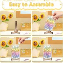 1 Set Star Reward Jar, 45 Stars Or Flowers, Student Prizes, With Vibrant Floral Design, As Positive Behavior Incentive And Basic , First Day Of School - Multicolor - View 6