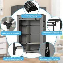 Closet Racks - Grey - View 11
