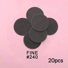20pcs/Bag Foot Scrubbing File, Callus Removal Replacement Sandpaper Sheets, Easy To Remove Dead Skin And Calluses - Black - View 10