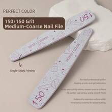 PERFECT COLOR Professional Nail File Set, Multiple Grit Options, Fast Shaping, Smooth Finish, Durable Sanding Strips, Suitable For Natural Nails, Gel Nails And Acrylic Nails, Home And Salon Use - Multicolor - View 12