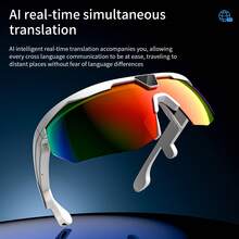 LOKMAT W640 Smart Glasses With Built-In ChatGPT, 8MP Camera, Supports 26 Language AI Translation, Assistant And Voice Control, WiFi 4.0, Bluetooth 5.4, Smart Glasses - View 7