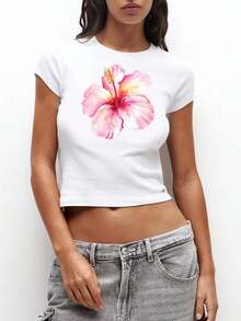Women T-Shirts - Roe Red 02 - View 2