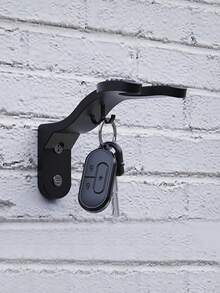 1PC Wall-Mounted Motorcycle Helmet Hook, Heavy-Duty Load-Bearing Electric Scooter Full Helmet Half Helmet Wall Hook, Built-In Small Hook For Keys, Motorcycle Helmet Storage Bracket - A - View 13