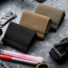 1pc Elastic Tactical Quick Release MOLLE Pouch, Hook And Loop Attachment, Suitable For Chest Rig, Duty Belt, Horizontal Combat Belt Accessories - Multicolor - View 3