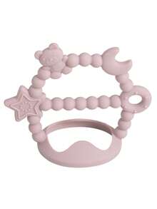 1pc Cute Silicone Baby Teether Wrist Teething Toy With Textured Massage Nubs Anti-Drop Infant Teether Baby Shower Gift For 0-12 Months Babies - 多色 - 查看 20