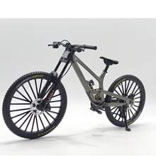 1 buah Model Sepeda Paduan Baru Simulasi Sepeda Gunung Sepeda Downhill Sepeda Jalan Raya Hiasan Mainan Hadiah, Hadiah Pesta, Hadiah Ulang Tahun, Hadiah Kecil Paskah - Abu-abu-43 - View 3