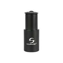 LUNJE Aluminum Hidden Handlebar Riser Spacer, MTB Road Bike Height Extender Adapter, Bicycle Stem Raiser Cycling Accessories, Multiple Sizes Optional Replacement Parts - Black - View 8